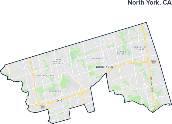 North York Map North York Map