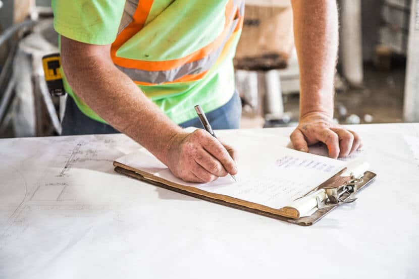construction checklist